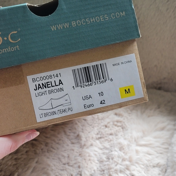 Boc Janella Light Brown Pointed Toe Flats - Picture 9 of 9